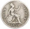 4 пенса 1855 года Великобритания