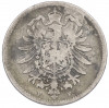 1 марка 1874 года F Германия