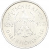 3 рейхсмарки 1932 года A Германия «100 лет со дня смерти Гете»