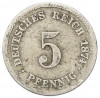 5 пфеннигов 1874 года A Германия