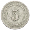 5 пфеннигов 1900 года D Германия