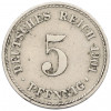 5 пфеннигов 1901 года A Германия