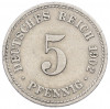 5 пфеннигов 1902 года A Германия