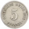 5 пфеннигов 1908 года A Германия