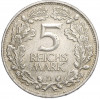 5 рейхсмарок 1925 года D Германия «Тысячелетие Рейнланда»