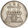 1 шиллинг 1855 года Гамбург