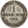 1/2 гроша 1858 года Ганновер