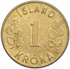 1 крона 1973 года Исландия