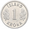 1 крона 1976 года Исландия
