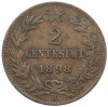 2 чентезимо 1898 года Италия