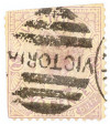 Почтовая марка 2 пенса 1886 года Виктория (штат Австралии)