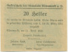 20 геллеров 1920 года Австрия — Коммуна Альтенмаркт-ан-дер-Тристинг (Нотгельд)