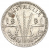 3 пенса 1951 года PL Австралия