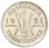 3 пенса 1951 года Австралия
