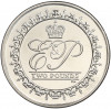 2 фунта 2011 года Британская территория Индийского океана «Королева Елизавета II и Принц Филипп»