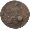 1/2 пенни 1772 года Великобритания