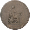 Токен 1 фартинг 1820-1830 года Великобритания