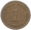1 пфенниг 1899 года J Германия