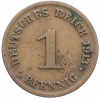 1 пфенниг 1913 года D Германия