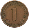 1 рейхспфенниг 1937 года A Германия