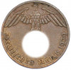 1 рейхспфенниг 1939 года F Германия