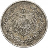 1/2 марки 1907 года J Германия