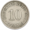 10 пфеннигов 1898 года A Германия