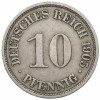 10 пфеннигов 1905 года A Германия