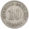 10 пфеннигов 1907 года A Германия