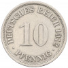 10 пфеннигов 1912 года F Германия
