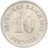 10 пфеннигов 1915 года D Германия