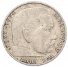 2 рейхсмарки 1937 года F Германия