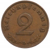 2 рейхспфеннига 1936 года D Германия