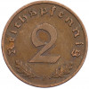 2 рейхспфеннига 1938 года F Германия