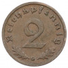 2 рейхспфеннига 1938 года G Германия