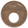2 рейхспфеннига 1939 года F Германия