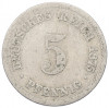 5 пфеннигов 1875 года C Германия