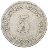 5 пфеннигов 1899 года E Германия