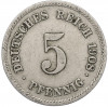 5 пфеннигов 1908 года E Германия
