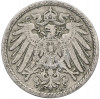 5 пфеннигов 1908 года E Германия