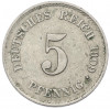 5 пфеннигов 1909 года E Германия