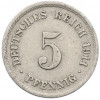5 пфеннигов 1911 года F Германия