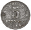 5 пфеннигов 1918 года A Германия