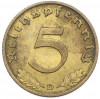 5 рейхспфеннигов 1937 года D Германия