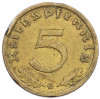 5 рейхспфеннигов 1937 года G Германия