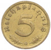 5 рейхспфеннигов 1938 года G Германия