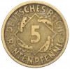 5 рентенпфеннигов 1924 года A Германия