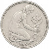 50 пфеннигов 1950 года D Западная Германия (ФРГ)