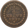 1/4 крейцера 1777 года Курпфальц