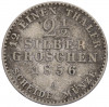 2 1/2 серебряного гроша 1856 года A Пруссия